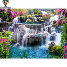 XUEQIXIAOZU-pintura de paisaje redondo completo, dibujo de diamante 5D DIY, bordado de diamantes, mosaico, decoración del hogar, regalos, nuevo, 2020 2024 - compra barato