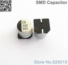 30pcs/lot 35v 330uf SMD Aluminum Electrolytic Capacitors size 10*10.5 330uf 35v 2024 - buy cheap