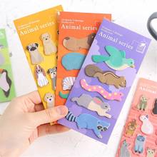 2pcs Cartoon Animal Cat Dog Memo Pad N Times Sticky Notes Planner Paper Label Kawaii Stationery Sticker Notepad School Supplies 2024 - buy cheap