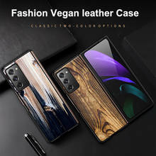 Funda con Tapa de cuero Vegano para Samsung Galaxy Z, cubierta de lujo, plegable, 2 carpetas, 2 y 5G, SM-F9160, carcasa suave y lisa 2024 - compra barato