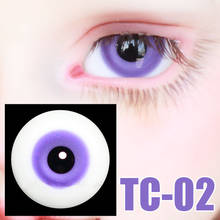 Bjd boneca olhos 14mm 16mm olhos de vidro para 1/3 1/4 bjd sd dd mdd msd tio boneca de vidro feito à mão olhos boneca TG-02 2024 - compre barato