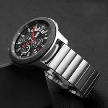 Браслет из нержавеющей стали для Samsung Galaxy watch 46 мм/42 мм/Active 2, роскошный браслет для Gear S3 Frontier band Huawei watch GT 2 2024 - купить недорого