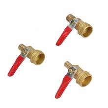 1/2" Male Thread to Barbed 8mm 10mm 12mm Hose Pipe Connection Interface Brass Ball Valve Copper Pipe Fitting Coupling Adapter 2024 - buy cheap