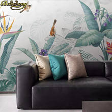 beibehang Custom Tropical plants flowers birds Photo Wallpaper 3D Murals Bedroom Living Room TV Background mural Wall Painting 2024 - buy cheap