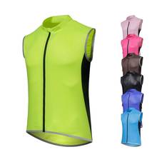 Chalecos de ciclismo a prueba de viento para hombre y mujer, chaleco sin mangas para montar en bicicleta, abrigo de viento, ropa de secado rápido para ciclismo de montaña o carretera 2024 - compra barato