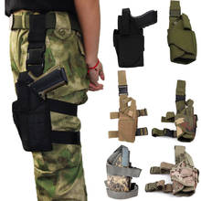 Pistolera táctica de pierna izquierda y derecha para Glock 17 M9 P226, funda Universal de pistola Airsoft, accesorios de caza ajustables de nailon 2024 - compra barato