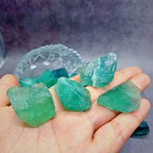 Pedra mineral florite natural de 100g, amostra de cura pode ser usada para pedra de aquário, artesanato de decoração caseira 2024 - compre barato