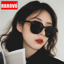 RBROVO 2021 Fashion Tea Women Sunglasses Brand Designer Street Beat Eyeglasses Men Vintage Shopping Oculos De Sol Gafas UV400 2024 - buy cheap