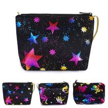 Cartera pequeña con cremallera para mujer y niño, Mini monedero con diseño de estrella de Halloween, para guardar dinero, llaves y auriculares, a la moda, 2019 2024 - compra barato