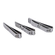 3 tipos profissional cortador de unhas de aço inoxidável cortador de unha unha unha unha manicure trimmer toenail clippers para espessura nai 2024 - compre barato
