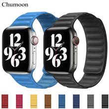 Leather Link For Apple watch 6 band 44mm 40mm iwatch band 42mm 38mm case+strap bracelet for apple watch 6/5/4/3/SE Strap belt 2024 - buy cheap