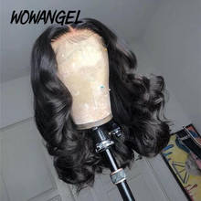 Peruca lace wig remy 4x4., cabelo humano brasileiro, cor natural, fechamento de laço, para mulheres. 2024 - compre barato