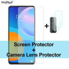 2Pcs Screen Protector For Huawei Y7a Glass Y6P Y5P Y8P Y8S Y9S Y9a Tempered Glass HD Protective Phone Lens Film For Huawei Y7A 2024 - buy cheap