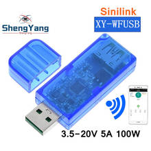 TZT-mando a distancia para teléfono móvil, WIFI-USB de hogar inteligente con aplicación de XY-WFUSB para arduino, 3,5-20V, 5A, 100W 2024 - compra barato