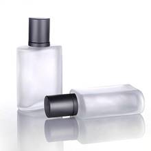 Atomizadores de vidro transparente portátil, garrafa spray de perfume para viagem, 30/50ml, mini bomba de spray recarregável, recipiente vazio 2024 - compre barato