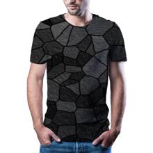 Camiseta deportiva de ocio para hombre, camisa con estampado 3d de naturaleza, Hip-Hop, Unisex, moda europea de talla grande, Top de cuello redondo 6xl, verano 2020 2024 - compra barato