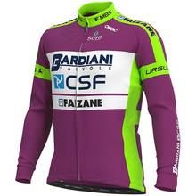 Зимняя флисовая термо только майки для велоспорта 2020 BARDIANI CSF FAIZANE PRO TEAM с длинным рукавом мужская велосипедная Одежда для велоспорта 2024 - купить недорого