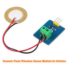 Sensor para Arduino UNO R3, KIT artesanal de 3,3 V/5V, módulo de Sensor de vibración piezoeléctrico de cerámica, controlador analógico, suministros de componentes electrónicos 2024 - compra barato