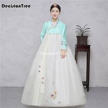 2021 cotton silk full sleeve japanese kimono yukata korean traditional dress hanbok costume hanbok dress 2024 - buy cheap