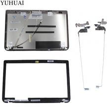 Cubierta trasera LCD para Toshiba Satellite P55t P55t-A, pantalla táctil, bisagras LCD L + R, novedad 2024 - compra barato