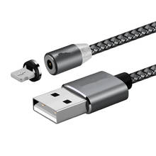1 м Магнитный зарядный кабель 8pin для iphone XR XS Max X Magnet charger usb-кабель светодиодный зарядный провод шнур для iphone 7 8 5 6 5s plus 2024 - купить недорого