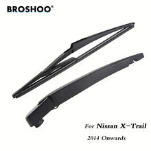 BROSHOO Автомобильная Задняя щетка стеклоочистителя для Nissan X-Trail хэтчбек (2014-) 305 мм, лобовое стекло авто стиль 2024 - купить недорого