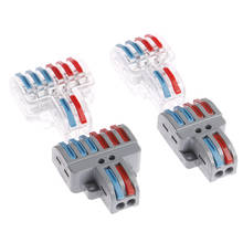 1pcs Universal Wire Connector Mini Fast Wiring Electrical Cable Conector Push-in Conductor Terminal Block PCT-222 SPL-62 SPL-42 2024 - buy cheap