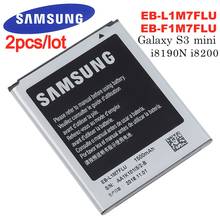 2pcs/lot EB-L1M7FLU Original battery For Samsung Galaxy S3 Mini GT-I8190 i8160 I8190N GT-i8200 S7562 G313 EB-F1M7FLU 1500mAh 2024 - buy cheap