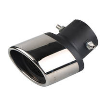 Car Exhaust Muffler Tip Stainless Steel Pipe Chrome Trim Modified Car Rear Tail Throat Liner Universal 2024 - buy cheap