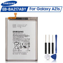Bateria original para samsung galaxy a21s, bateria de substituição com bateria de 3501mah a 5000mah 2024 - compre barato