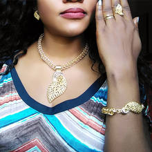 Fani 2019 Dubai Gold designer jewelry set Nigeria Women accessories jewelry set Fashion African Beads Jewelry Set Wholesale 2024 - buy cheap