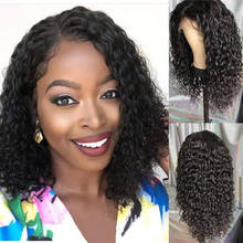 Water Wave 4x4 Closure Bob Wig Maxine Hair 13x4 Lace Frontal Water Wave Bob Wig 150% Short Curly Bob Lace Front Human Hair Wigs 2024 - buy cheap