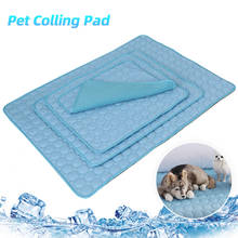 Dog Cooling Mat Summer Pad Mat For Dogs Cat Breathable Blanket Cat Ice Pads Washable Sofa Breathable Pet Dog Bed Pet Mats 2024 - buy cheap