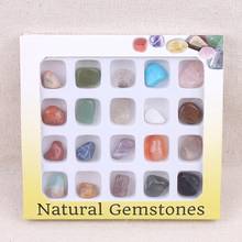 20pcs/Set Raw Crystals Random Natural Stones Box Fossiles Minerals Agates Specimen For Education Home Decors 2024 - buy cheap