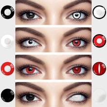 Контактные линзы ed естественного цвета для глаз, 1 пара, контактные линзы голубого и зеленого цветов в год, контакты глаз 2024 - купить недорого