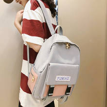 New Cute Waterproof Buckle Backpack Women Fashion School Bags For Teenage Girls Nylon Backpack Harajuku Female Bag Ladies Luxury 2024 - buy cheap