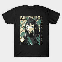 Camiseta de algodón para hombre y mujer, camisa de Kimetsu No Yaiba, Demon Slayer, Muichiro, Tokito, Hip Hop, Harajuku 2024 - compra barato