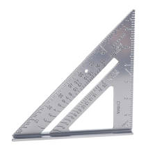 Liga de alumínio velocidade transferidor mitra para carpenters régua triângulo praça régua prática ferramenta medição 2024 - compre barato