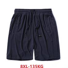 large size 6XL 7XL 8XL sports shorts Men summer home Breathable hole shorts Comfortablework out oversize shorts elasticity soft 2024 - buy cheap