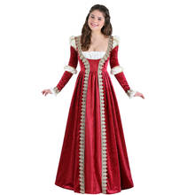 Medieval Dress Cosplay Halloween Costume for Women Palace Carnival Party Disguise Princess Costume Plus Size Vestidos Noble Robe 2024 - buy cheap