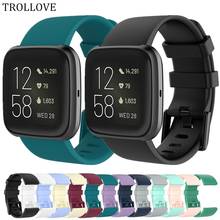 Soft Silicone Replacement Sport Band For Fitbit Versa 2 Wrist Bracelet Watch Strap For fitbit versa Lite Smart Watch Watchband 2024 - buy cheap