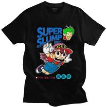 Super Slump Arale T Shirt Men Cotton Tshirt Handsome Tee Tops Short Sleeved Japanese Anime Manga Dr Slump T-shirt Clothing Gift 2024 - buy cheap