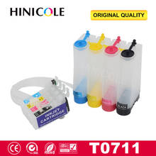 Hinicole Система непрерывной подачи печатных красок для Epson T0711 T0712 T0713 T0714 стилус D120 DX7400 DX7450 DX8400 DX8450 DX9400F принтер 2024 - купить недорого