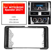 11-812 Din Fascia for MITSUBISHI Xpander 2017+ CD DVD Stereo Panel Dash Mount Trim Kit Surround Frame Plate Fascia 2024 - buy cheap