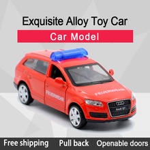 New Arrival Caipo Q7 FEUERWEHR Alloy Diecast Car Model Toy With Pull Back /For Children Gifts /Educational Toy Collection 2024 - buy cheap