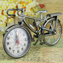 1Pcs Creative Fashion Retro Bicycle Appearance Alarm Clock Classic Delicate Antique Style Clocks Home Decoration 2024 - buy cheap