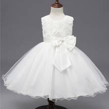 Платье для девочек с цветочным принтом, на Возраст 3-12 лет 2024 - купить недорого
