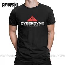 Terminator cyberdyne sistemas t camisa masculina algodão divertido camiseta arnold schwarzenegger feriados t manga curta topos mais tamanho 2024 - compre barato