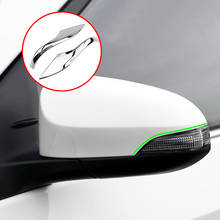 GLOSSY Chrome Car Side Door Rear View Mirror Cover Trim Garnish Molding Strip For Toyota Corolla 2014 2015 2016 2017 Altis E170 2024 - buy cheap