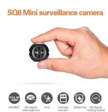 Mini câmera sq6 1080p sport dv, minicâmera infravermelha com visão noturna, gravadora de vídeo dv pequena, câmera dvr para carro 2024 - compre barato